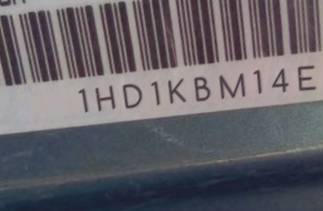 VIN prefix 1HD1KBM14EB7