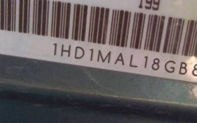 VIN prefix 1HD1MAL18GB8