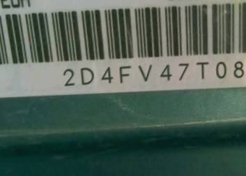 VIN prefix 2D4FV47T08H1