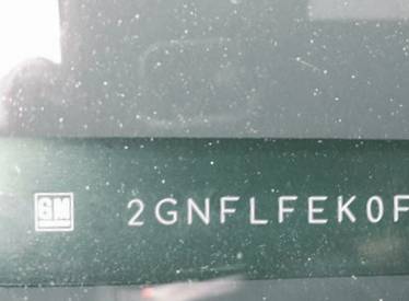 VIN prefix 2GNFLFEK0F61