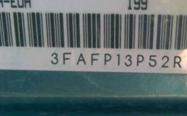 VIN prefix 3FAFP13P52R1