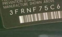 VIN prefix 3FRNF75C66V3