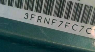 VIN prefix 3FRNF7FC7CV1