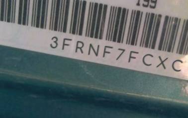 VIN prefix 3FRNF7FCXCV2