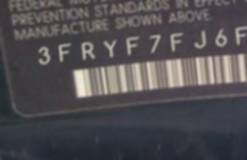VIN prefix 3FRYF7FJ6FV7