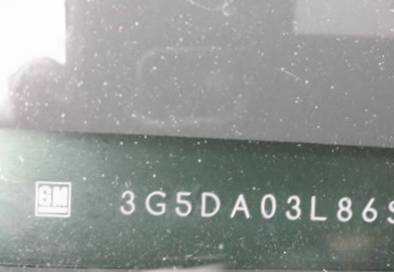VIN prefix 3G5DA03L86S6