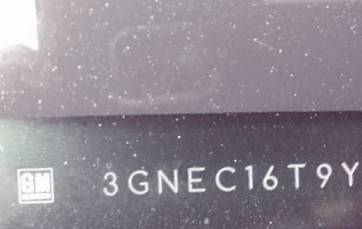 VIN prefix 3GNEC16T9YG1