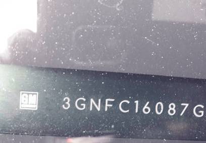 VIN prefix 3GNFC16087G1