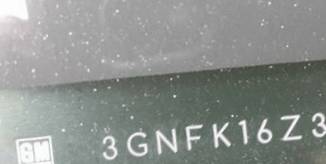 VIN prefix 3GNFK16Z32G1