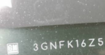 VIN prefix 3GNFK16Z56G1