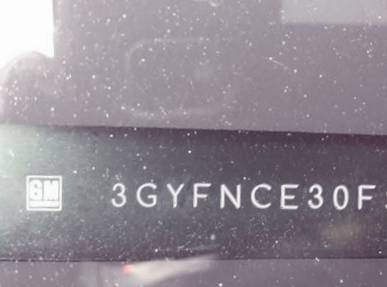 VIN prefix 3GYFNCE30FS5