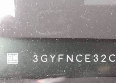 VIN prefix 3GYFNCE32CS5