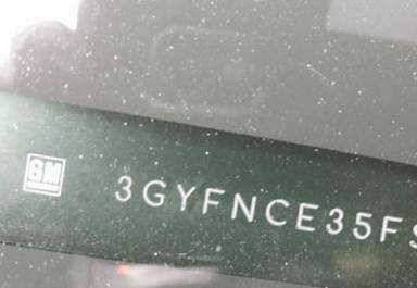 VIN prefix 3GYFNCE35FS6