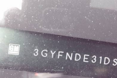 VIN prefix 3GYFNDE31DS5