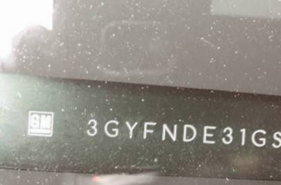 VIN prefix 3GYFNDE31GS5