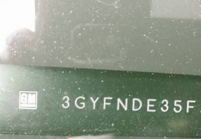 VIN prefix 3GYFNDE35FS5