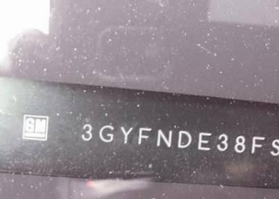 VIN prefix 3GYFNDE38FS5