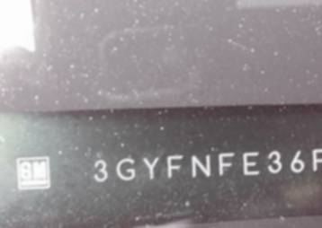 VIN prefix 3GYFNFE36FS5