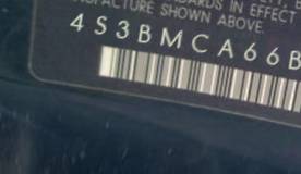 VIN prefix 4S3BMCA66B32