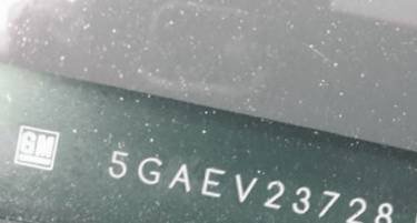 VIN prefix 5GAEV23728J2