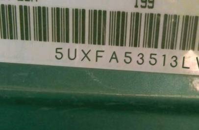 VIN prefix 5UXFA53513LV