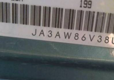 VIN prefix JA3AW86V38U0