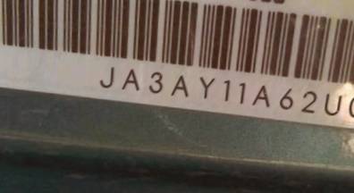 VIN prefix JA3AY11A62U0