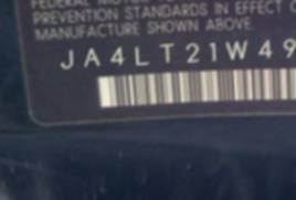 VIN prefix JA4LT21W49Z0