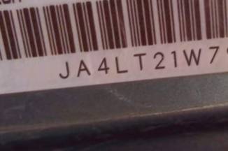 VIN prefix JA4LT21W79Z0