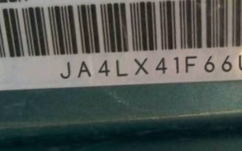 VIN prefix JA4LX41F66U0