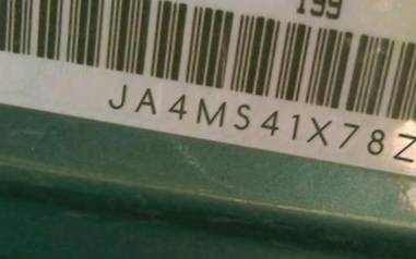VIN prefix JA4MS41X78Z0