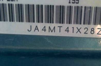 VIN prefix JA4MT41X28Z0