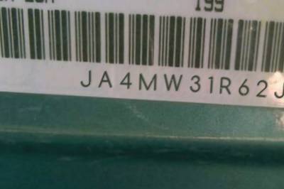 VIN prefix JA4MW31R62J0