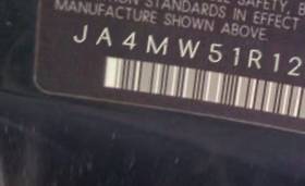 VIN prefix JA4MW51R12J0