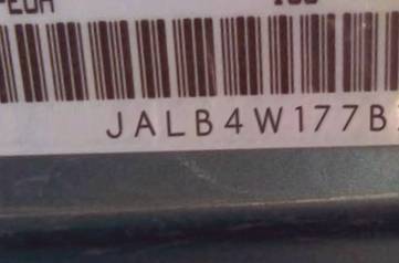 VIN prefix JALB4W177B74