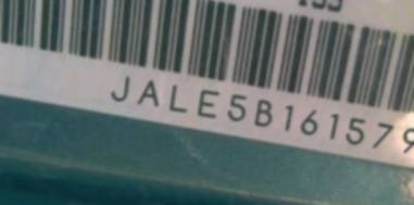 VIN prefix JALE5B161579