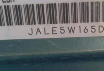 VIN prefix JALE5W165D73