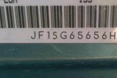 VIN prefix JF1SG65656H7