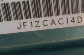VIN prefix JF1ZCAC14D16