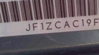 VIN prefix JF1ZCAC19F86