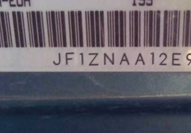 VIN prefix JF1ZNAA12E97