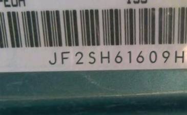 VIN prefix JF2SH61609H7