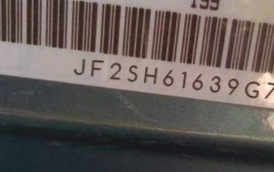 VIN prefix JF2SH61639G7