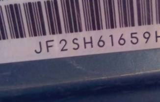 VIN prefix JF2SH61659H7