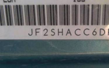 VIN prefix JF2SHACC6DH4
