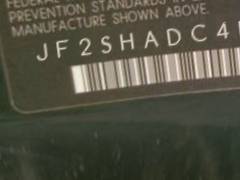 VIN prefix JF2SHADC4DH4