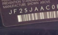 VIN prefix JF2SJAAC0FG5