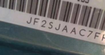 VIN prefix JF2SJAAC7FH4