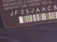 VIN prefix JF2SJAAC8FH5