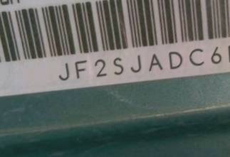 VIN prefix JF2SJADC6FG5